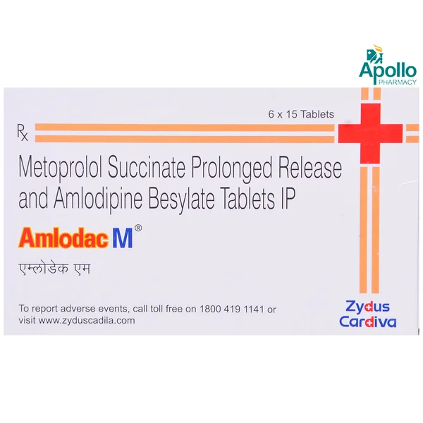 Amlodac M Tablet 15's, Pack of 15 TABLETS