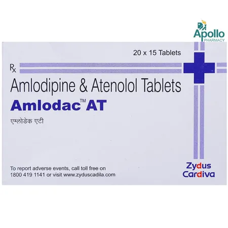Amlodac AT 5 mg/50 mg Tablet 15's