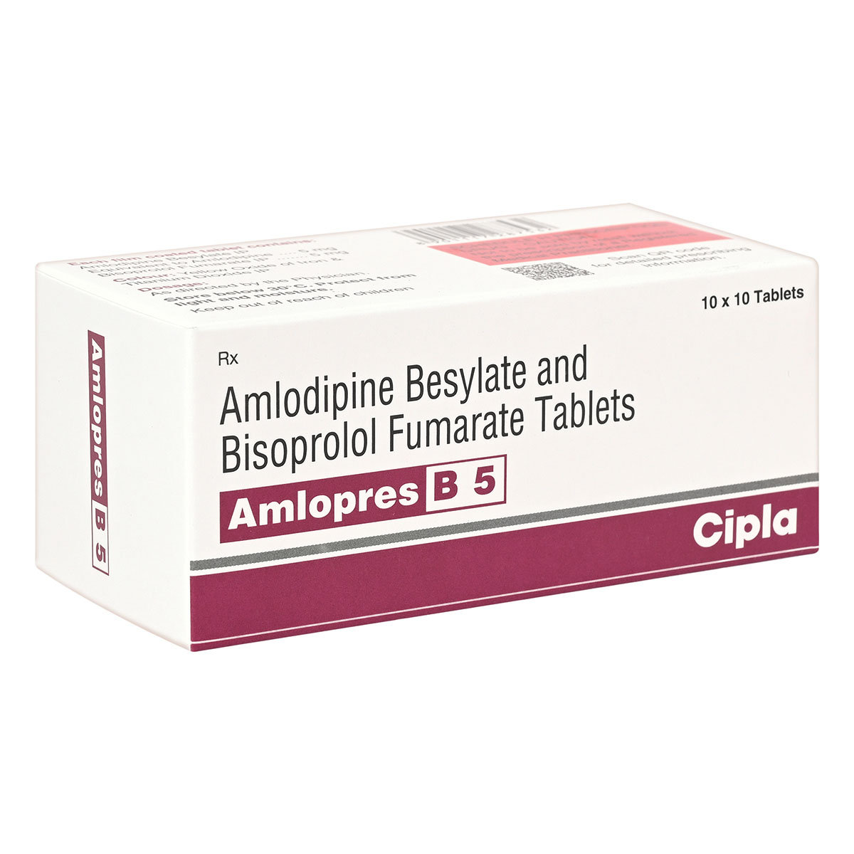 Amlopres B 5 Tablet 10's, Pack of 10 TabletS Amlopres B 5 Tablet 10's, Pack of 10 TabletS