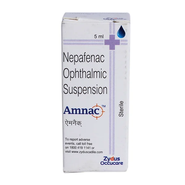 Amnac Opthalmic Suspension 5 ml, Pack of 1 EYE DROP