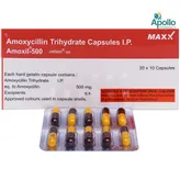 Amoxil-500 Capsule 10's, Pack of 10 CAPSULES