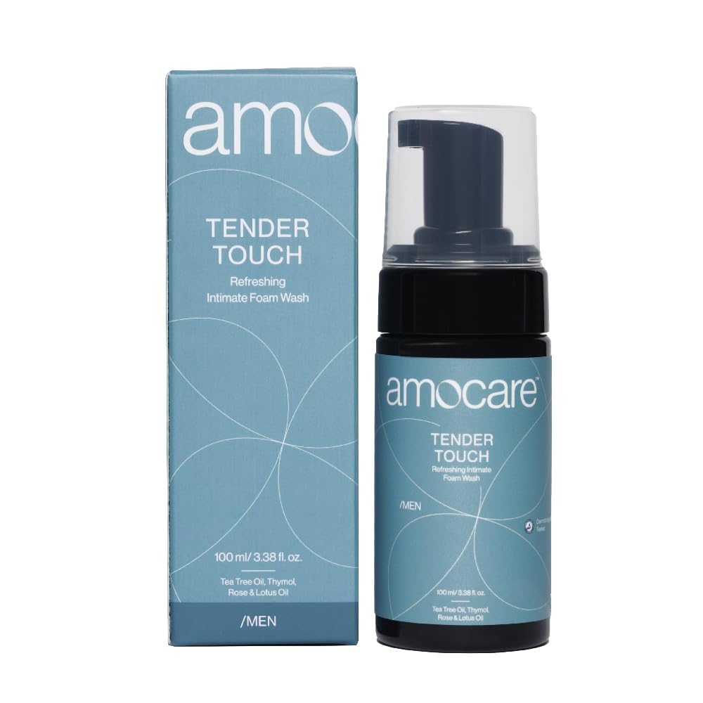 Amocare Tender Touch Intimate Foam Wash for Men, 100 ml, Pack of 1 Amocare Tender Touch Intimate Foam Wash for Men, 100 ml, Pack of 1