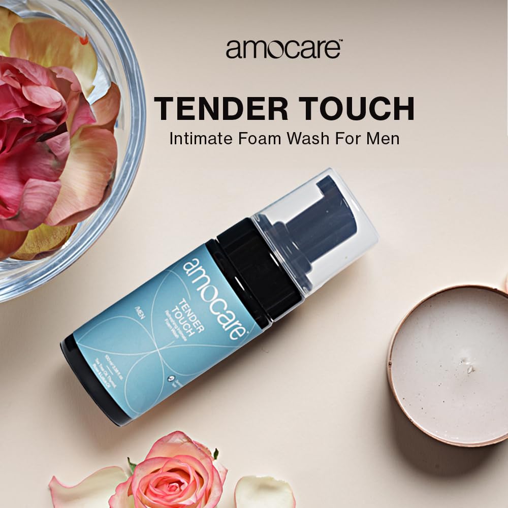 Amocare Tender Touch Intimate Foam Wash for Men, 100 ml, Pack of 1 Amocare Tender Touch Intimate Foam Wash for Men, 100 ml, Pack of 1