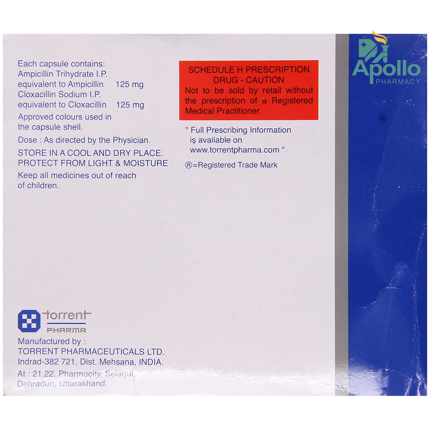 Ampoxin 250 Capsule 15's, Pack of 15 CAPSULES Ampoxin 250 Capsule 15's, Pack of 15 CAPSULES