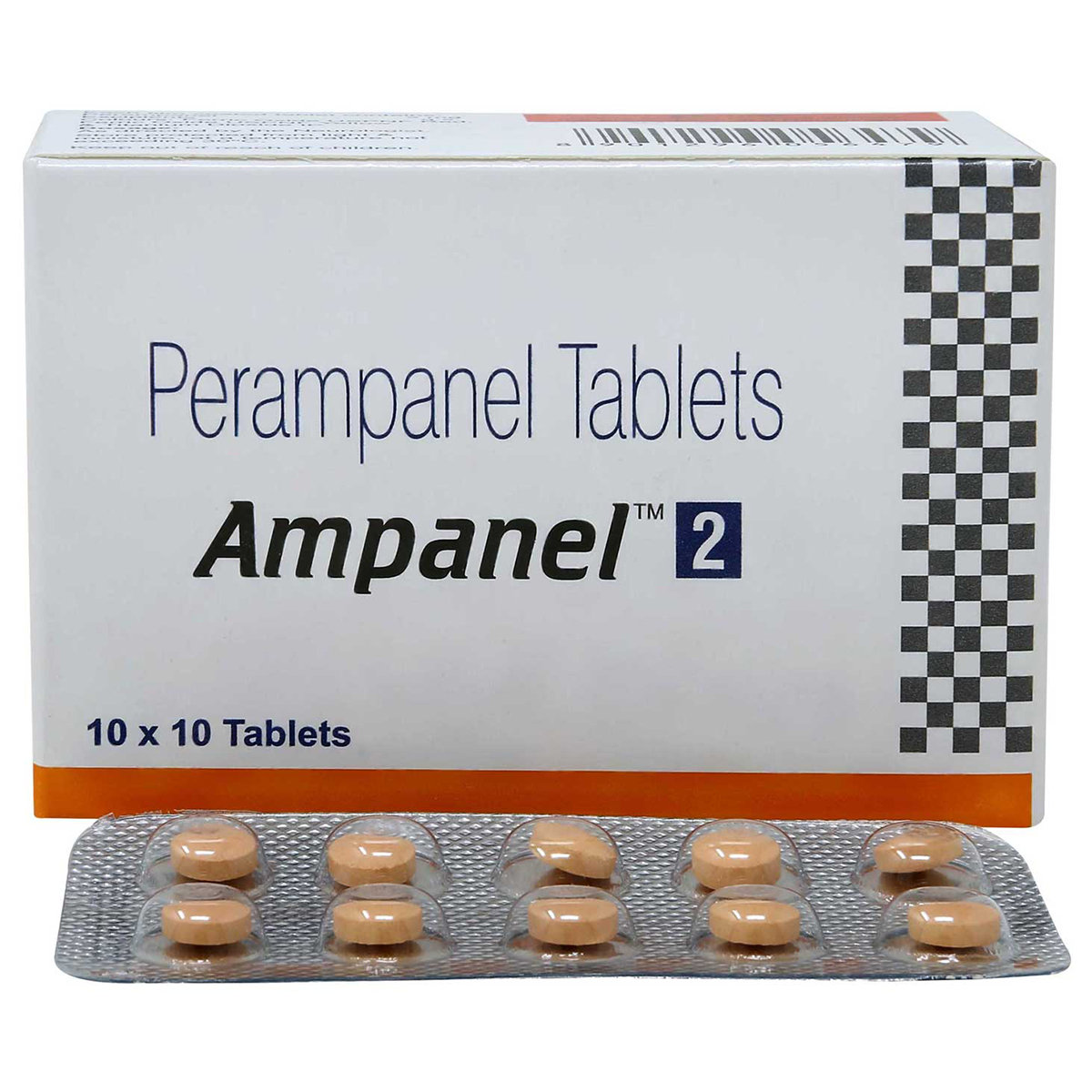 Ampanel 2 Tablet 10's, Pack of 10 TABLETS Ampanel 2 Tablet 10's, Pack of 10 TABLETS