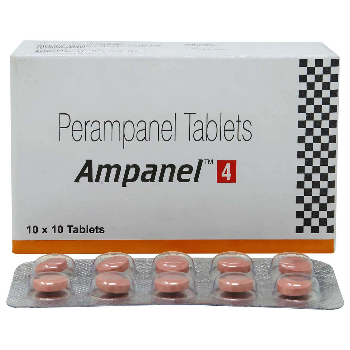 Ampanel 4 Tablet 10's, Pack of 10 TABLETS Ampanel 4 Tablet 10's, Pack of 10 TABLETS