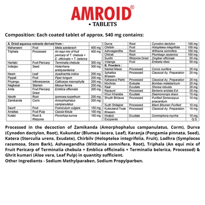 Amroid Tablet 30's, Pack of 30