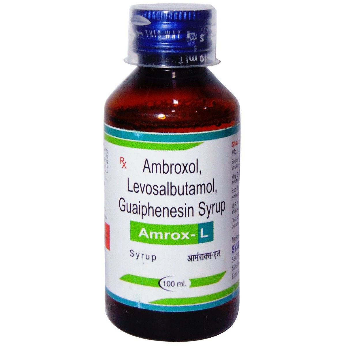 Amrox L Syrup 100 ml, Pack of 1 LIQUID Amrox L Syrup 100 ml, Pack of 1 LIQUID