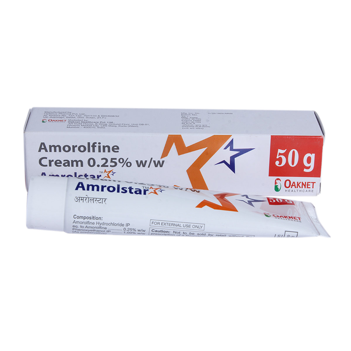 Amrolstar 0.25% Cream 50gm, Pack of 1 Ointment Amrolstar 0.25% Cream 50gm, Pack of 1 Ointment