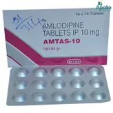 Amtas-10 Tablet 15's, Pack of 15 TABLETS