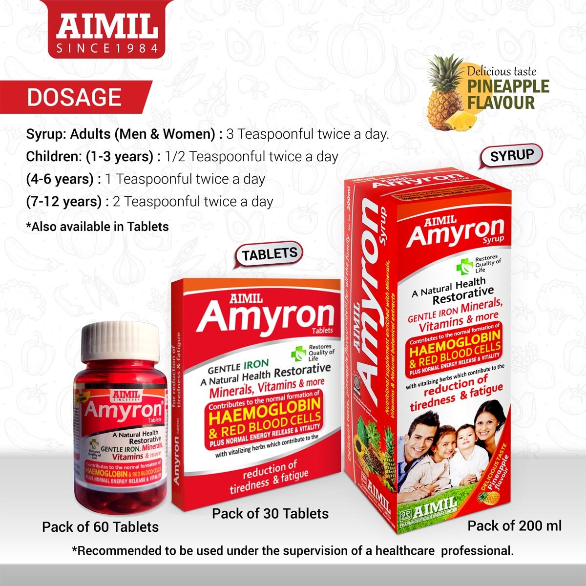 Aimil Amyron Syrup, 200 ml, Pack of 1 Aimil Amyron Syrup, 200 ml, Pack of 1