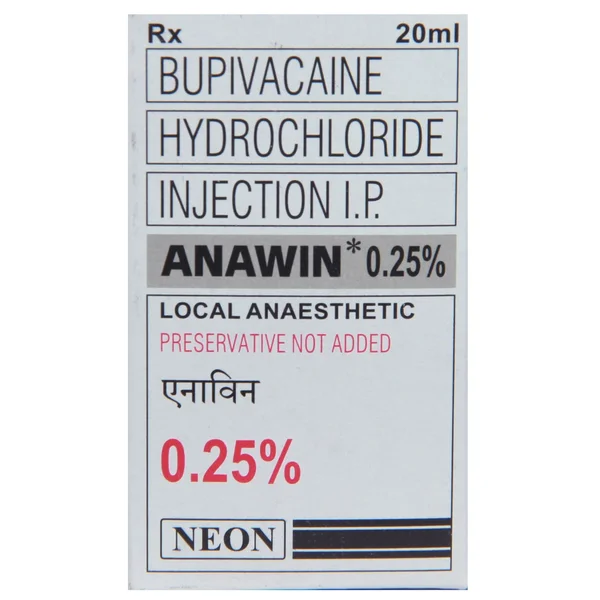 Anawin 0.25% Injection 20 ml