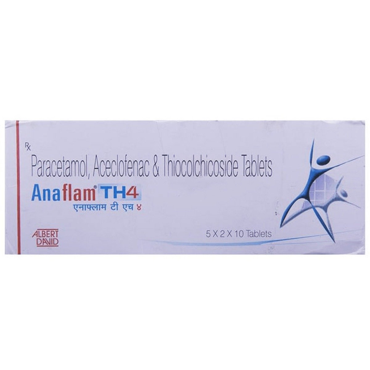 Anaflam TH 4 Tablet 10's, Pack of 10 Anaflam TH 4 Tablet 10's, Pack of 10