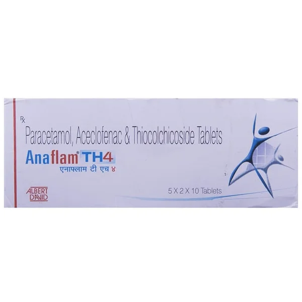 Anaflam TH 4 Tablet 10's, Pack of 10