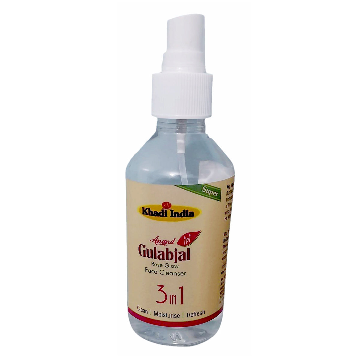 Anand Gulab Jal 3 in 1 Rose Glow Face Cleaner, 200 ml, Pack of 1 Anand Gulab Jal 3 in 1 Rose Glow Face Cleaner, 200 ml, Pack of 1