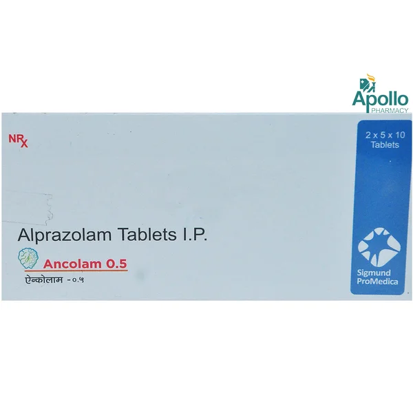 Ancolam 0.5 Tablet 10's, Pack of 10 TABLETS