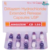 Angizem CD 120 Capsule 10's, Pack of 10 CAPSULES