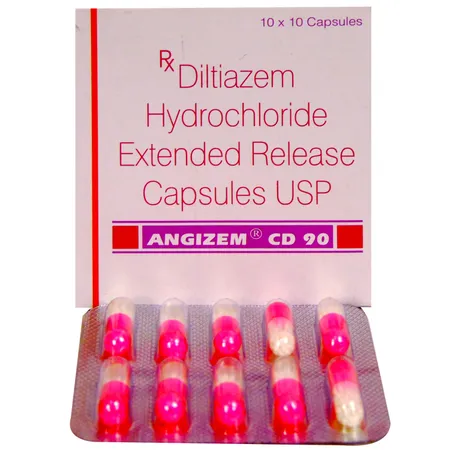 Angizem CD 90 Capsule 10's