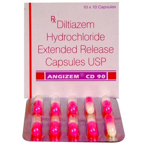 Angizem CD 90 Capsule 10's, Pack of 10 CAPSULES