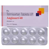 Angiosart 40 Tablet 10's, Pack of 10 TABLETS