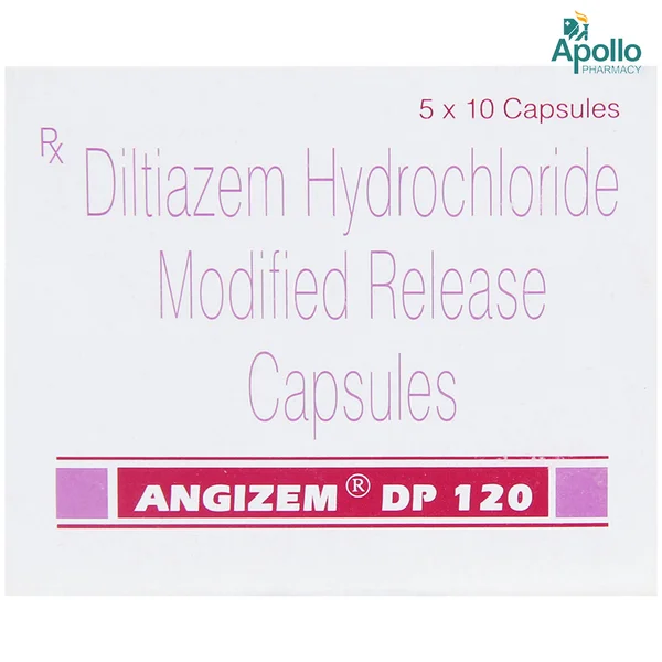 Angizem DP 120 Capsule 10's, Pack of 10 CAPSULES