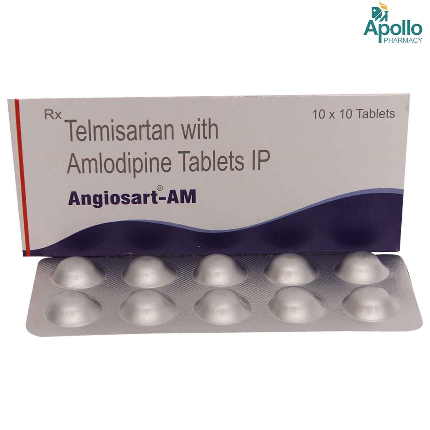 Angiosart AM Tablet 10's, Pack of 10 Angiosart AM Tablet 10's, Pack of 10