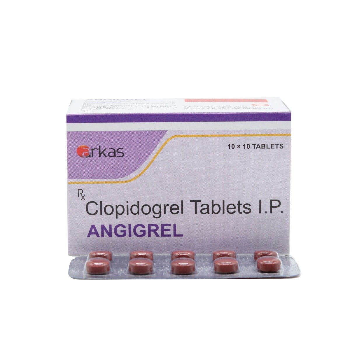 Angigrel 75 mg Tablet 10's, Pack of 10 TabletS Angigrel 75 mg Tablet 10's, Pack of 10 TabletS