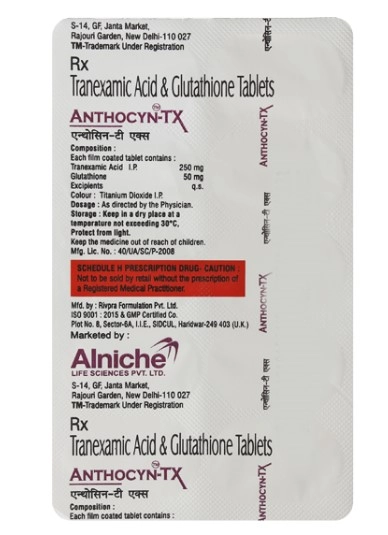 Anthocyn-TX Tablet 10's, Pack of 10 TabletS