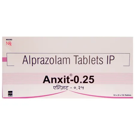 Anxit 0.25 Tablet 15's