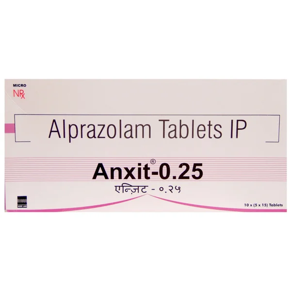 Anxit 0.25 Tablet 15's, Pack of 15 TABLETS