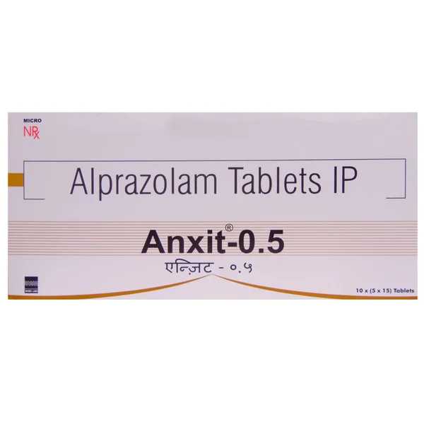 Anxit 0.5 Tablet 15's, Pack of 15 TABLETS