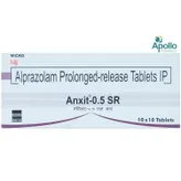 Anxit 0.5 SR Tablet 10's, Pack of 10 TABLETS