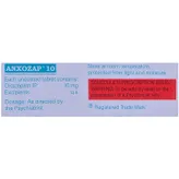 Anxozap 10 Tablet 10's, Pack of 10 TABLETS