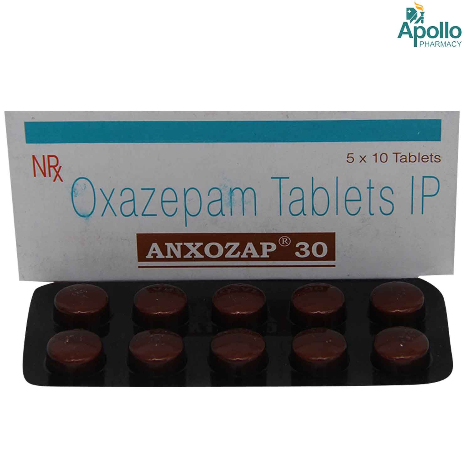 Anxozap 30 Tablet 10's, Pack of 10 TABLETS Anxozap 30 Tablet 10's, Pack of 10 TABLETS
