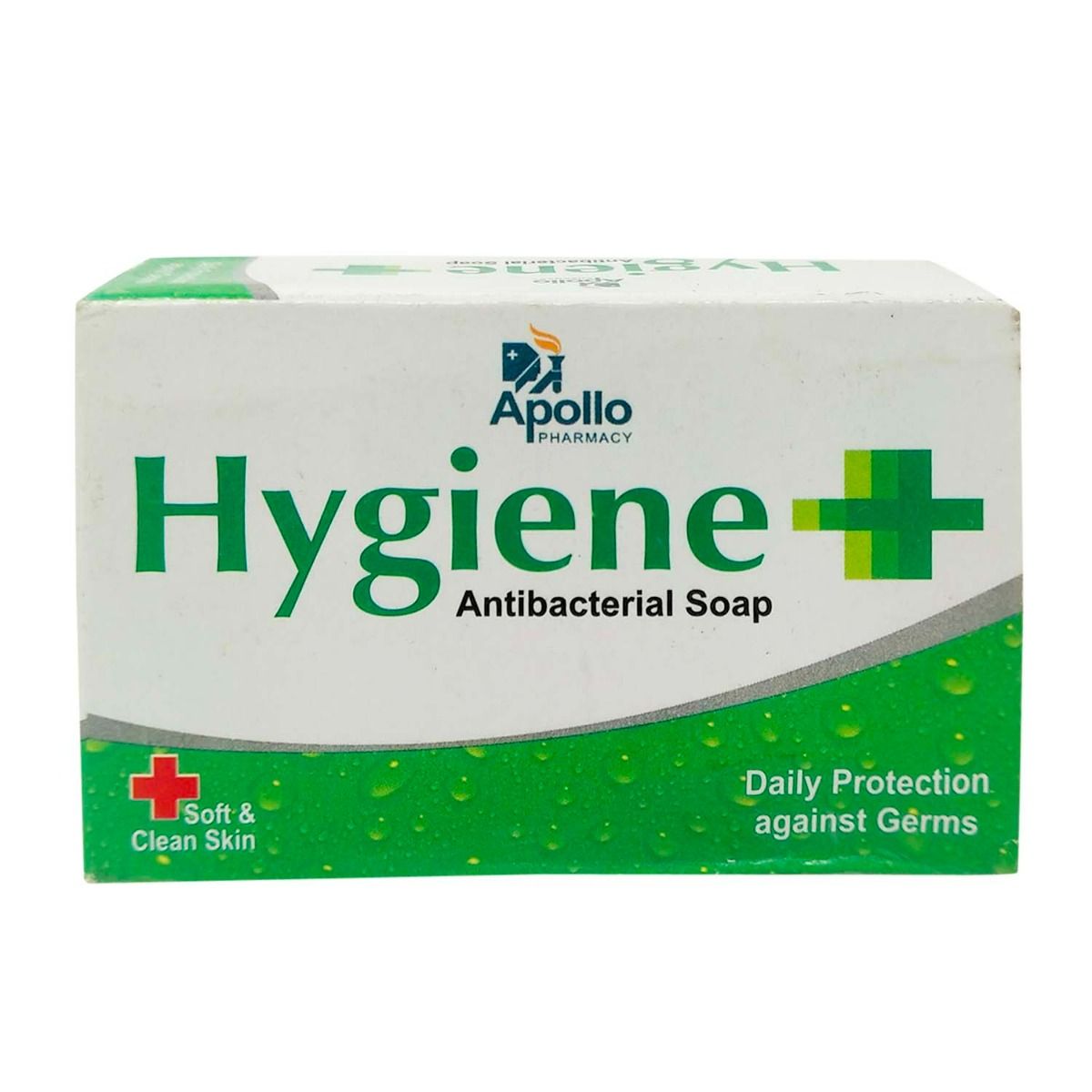 Buy Apollo Pharmacy Hygiene Plus Anti Bacterial Soap, 225 gm (3x75 gm) Online
