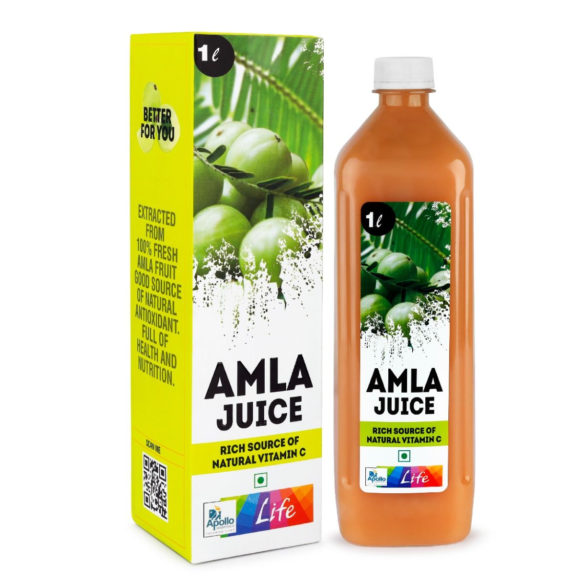 Buy Apollo Life Amla Juice, 1 Litre Online