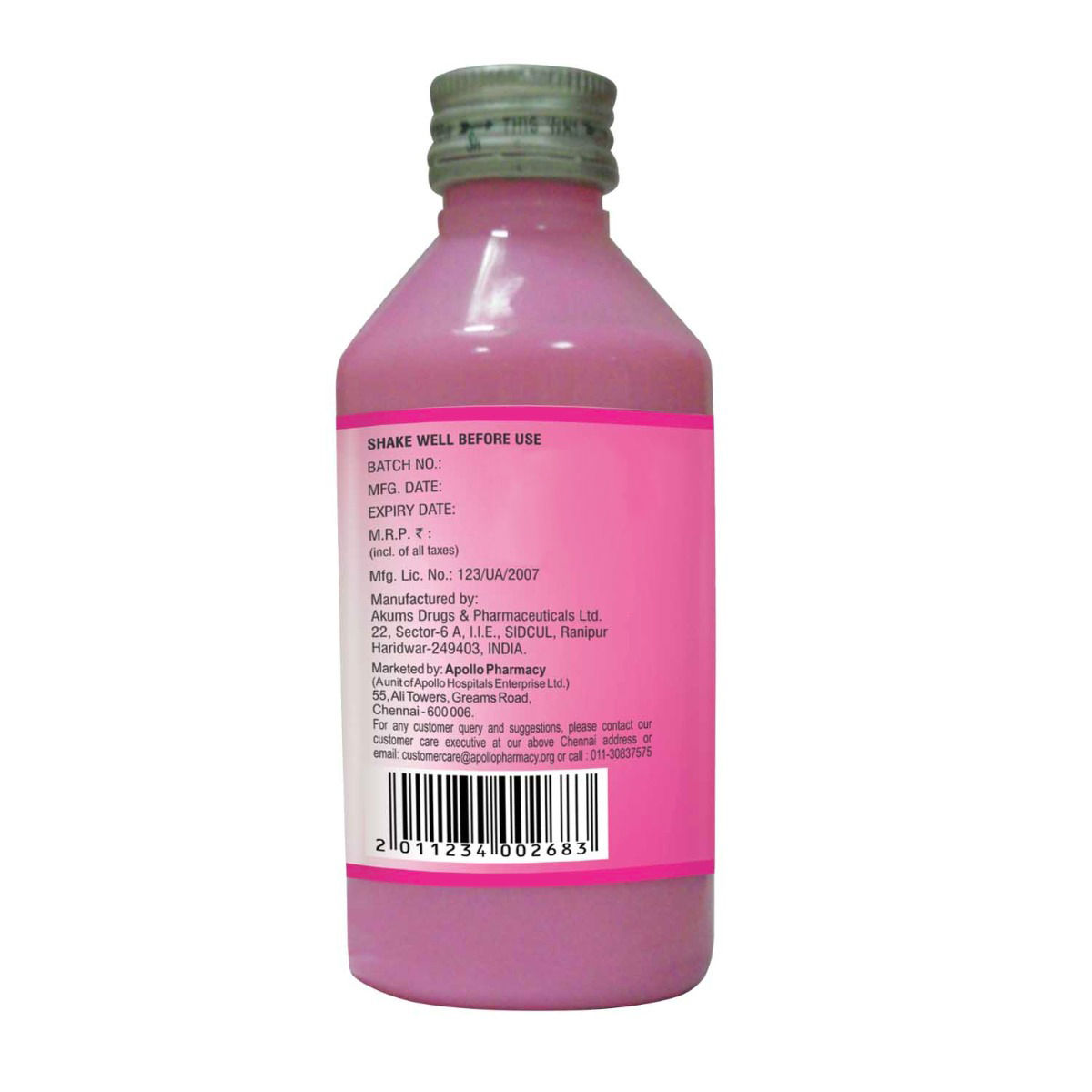 Apollo Pharmacy Antacid Antigas Mint Flavour Liquid, 170 ml Price, Uses