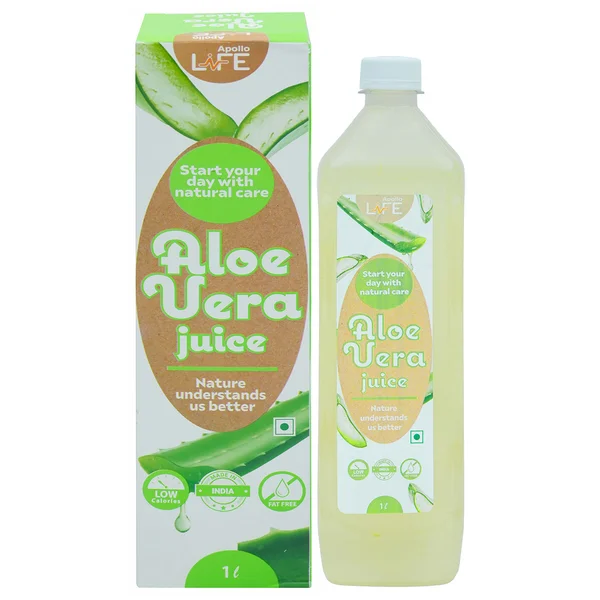 Apollo Life Aloe Vera Juice, 1 Litre, Pack of 1