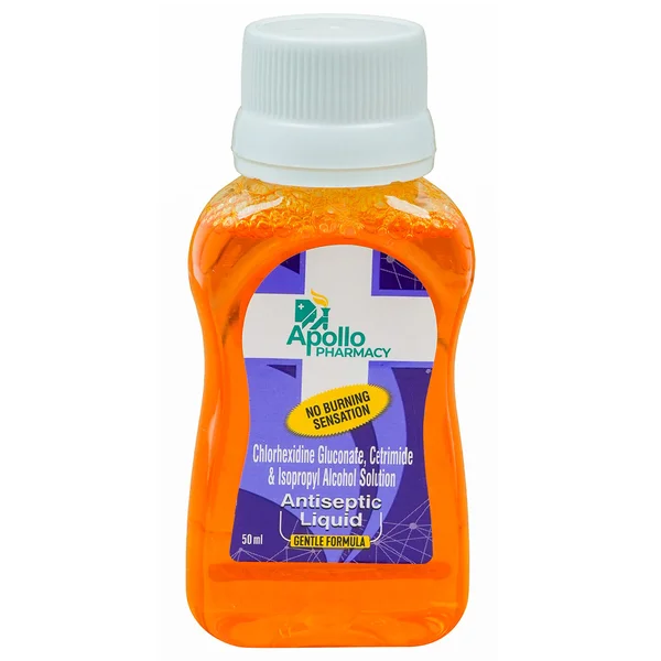 Apollo Pharmacy Antiseptic Liquid, 50 ml, Pack of 1
