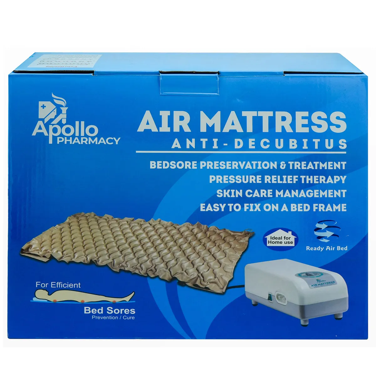 Buy Apollo Pharmacy Air Mattress, Count 19 Minutes Delivery