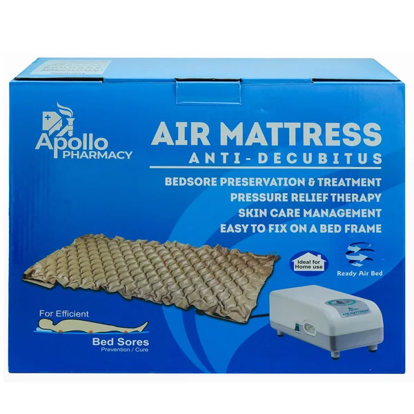 Apollo Pharmacy Air Mattress, 1 Count, Pack of 1