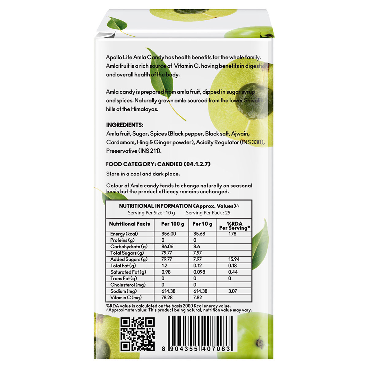 Apollo Pharmacy Amla Candy, 250 gm, Pack of 1 Apollo Pharmacy Amla Candy, 250 gm, Pack of 1