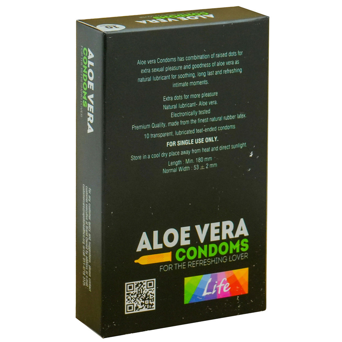 Apollo Life Aloe Vera Dotted Condoms, 10 Count, Pack of 1 Apollo Life Aloe Vera Dotted Condoms, 10 Count, Pack of 1