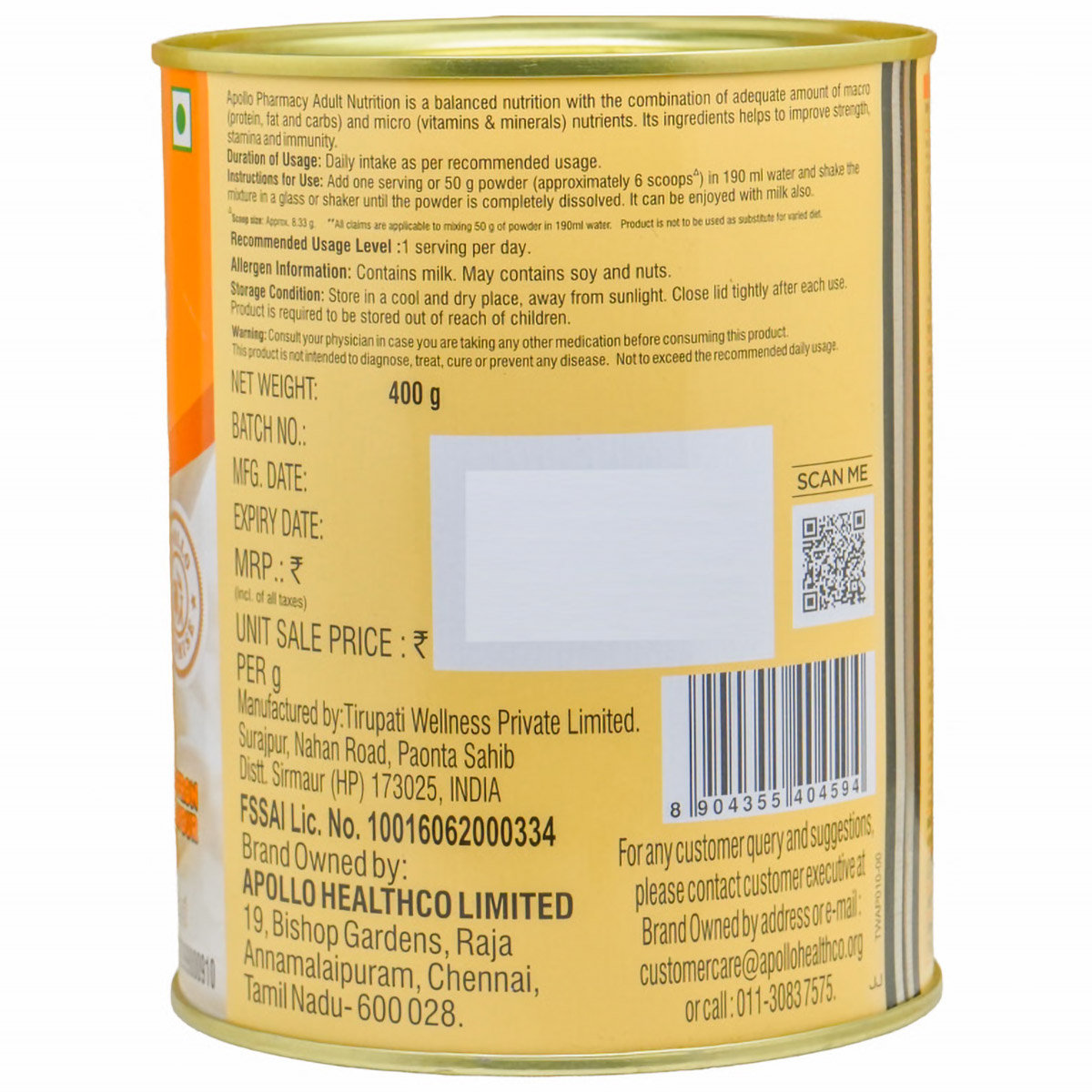 Apollo Pharmacy NutriXP Saffron Flavour Protein Powder, 400 gm, Pack of 1 Apollo Pharmacy NutriXP Saffron Flavour Protein Powder, 400 gm, Pack of 1