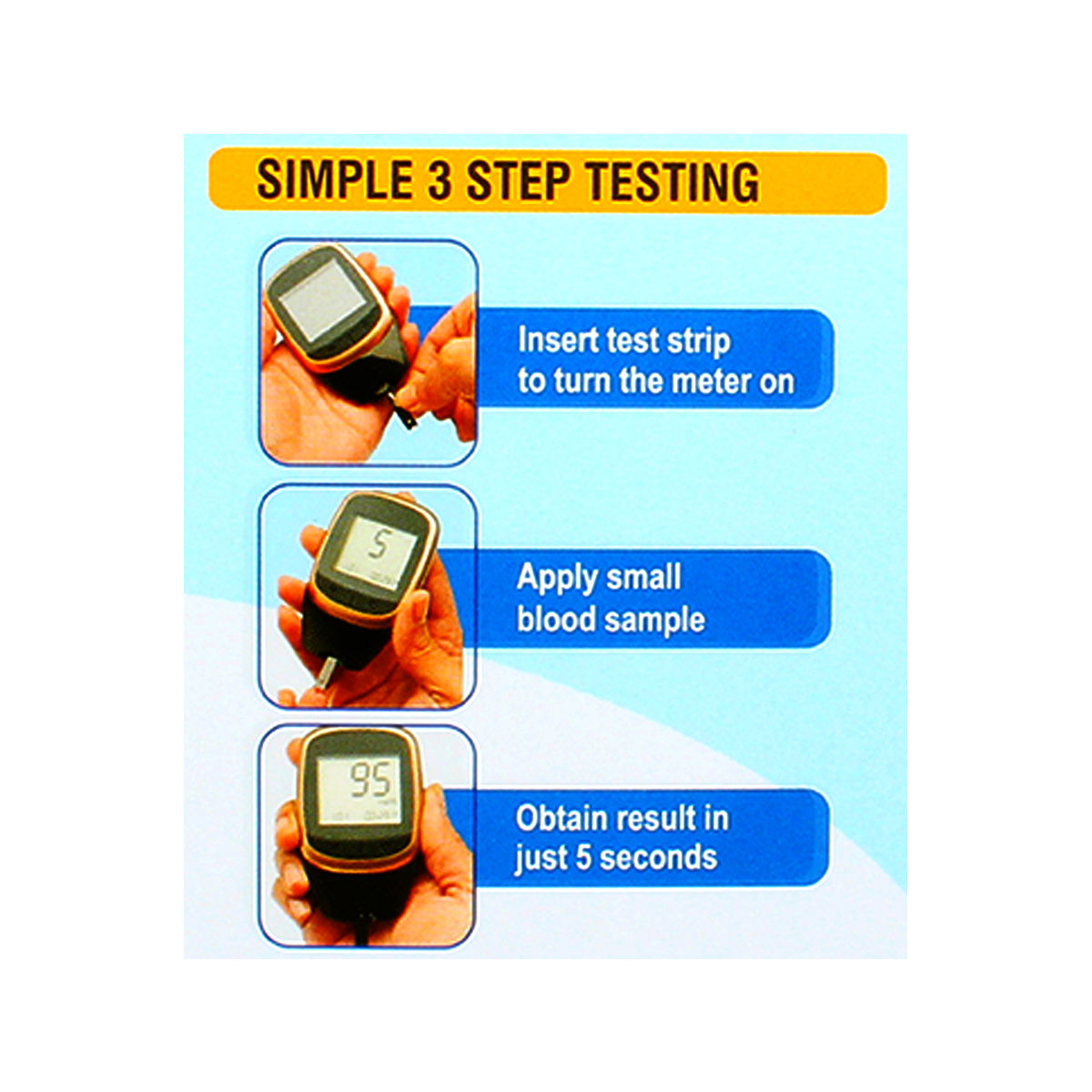 Apollo Pharmacy Blood Glucose Monitoring System APG01 with 25 Test