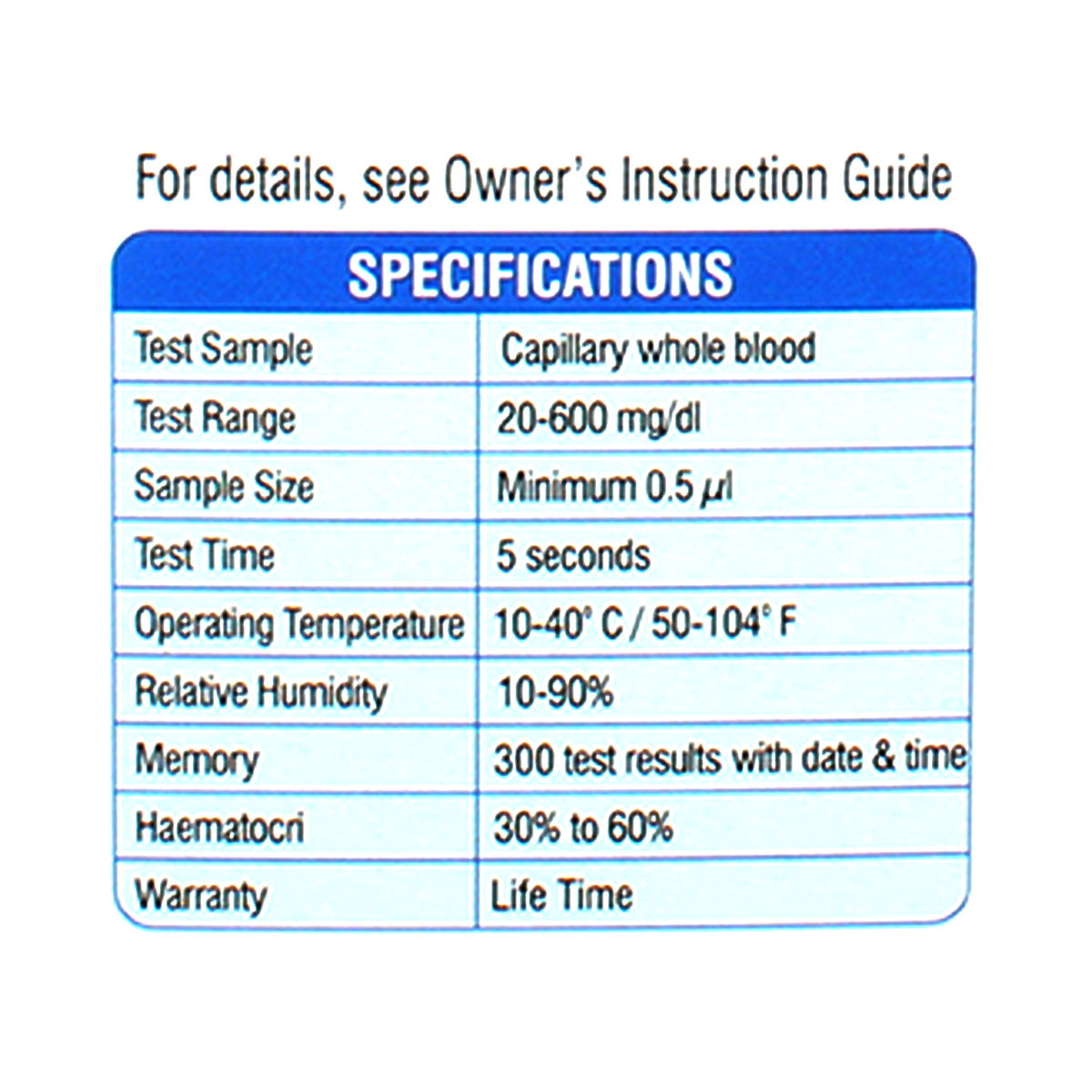 Apollo Pharmacy Blood Glucose Monitoring System APG01 with 25 Test