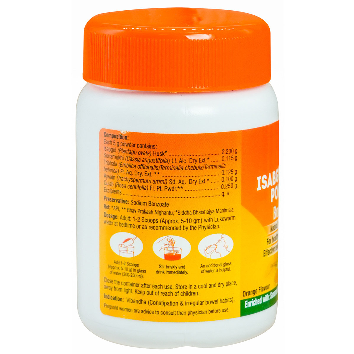 Apollo Pharmacy Isabgol Husk Orange Flavour Powder Bowel XP, 100 gm, Pack of 1 Apollo Pharmacy Isabgol Husk Orange Flavour Powder Bowel XP, 100 gm, Pack of 1