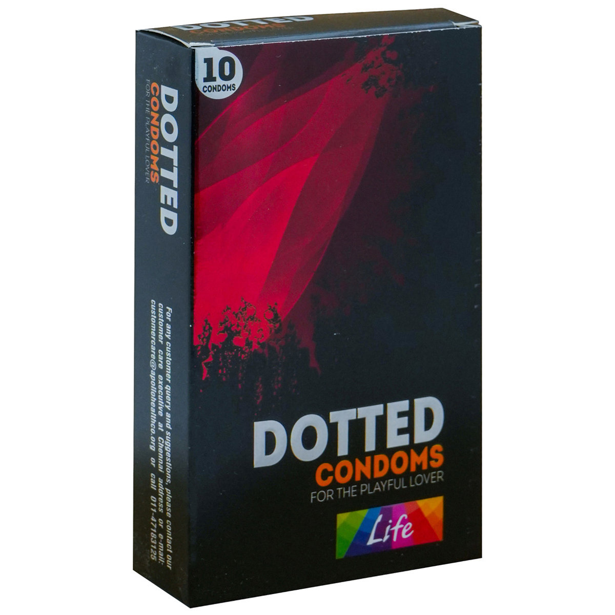Apollo Life Dotted Condoms, 10 Count, Pack of 1 Apollo Life Dotted Condoms, 10 Count, Pack of 1