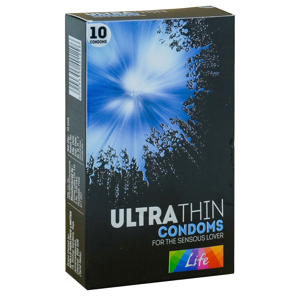 Apollo Life Ultrathin Condoms, 10 Count, Pack of 1 Apollo Life Ultrathin Condoms, 10 Count, Pack of 1