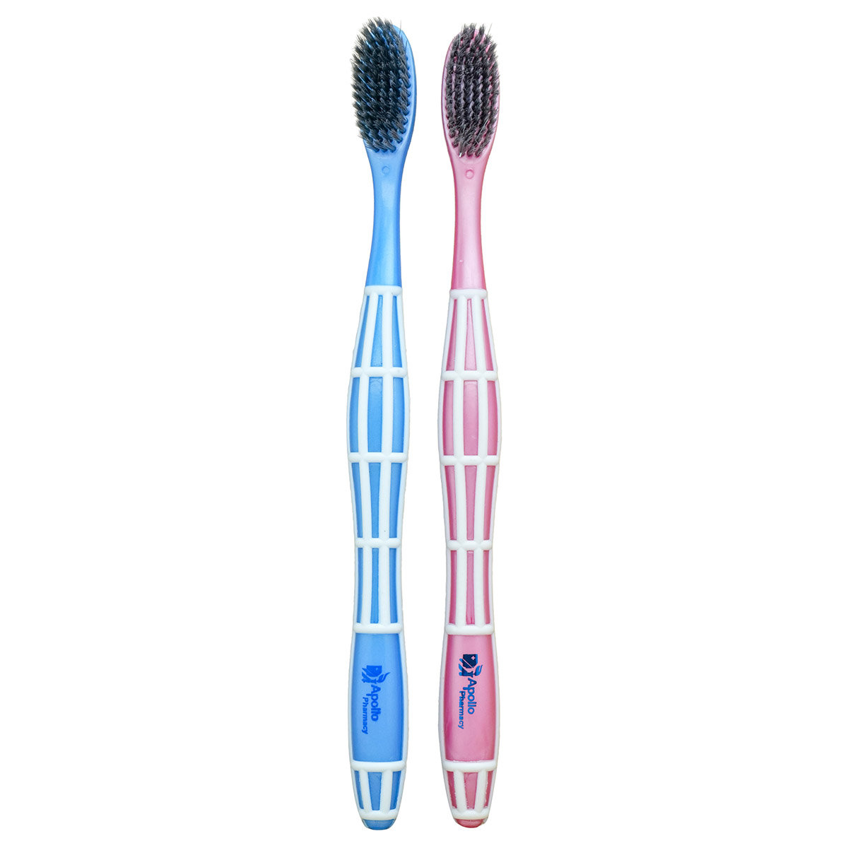 Apollo Pharmacy Charcoal Slim Soft Toothbrush Combo, 4 Count, Pack of 2 Apollo Pharmacy Charcoal Slim Soft Toothbrush Combo, 4 Count, Pack of 2